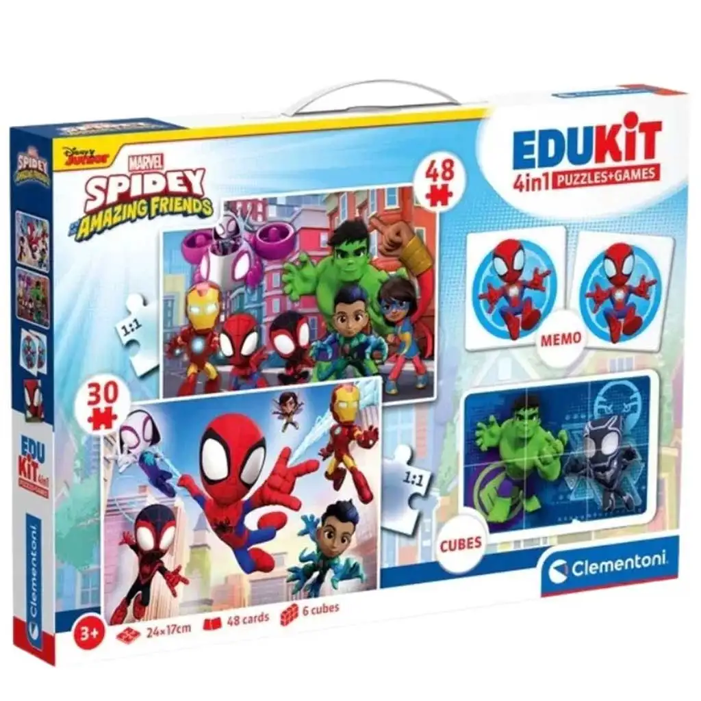Edukit: Spidey 4 az 1-ben játékgyűjtemény - Clementoni kép 1