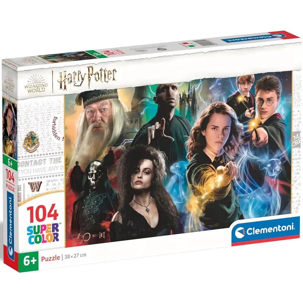 Harry Potter varázslatos összecsapás 104db-os supercolor puzzle - Clementoni kép 1