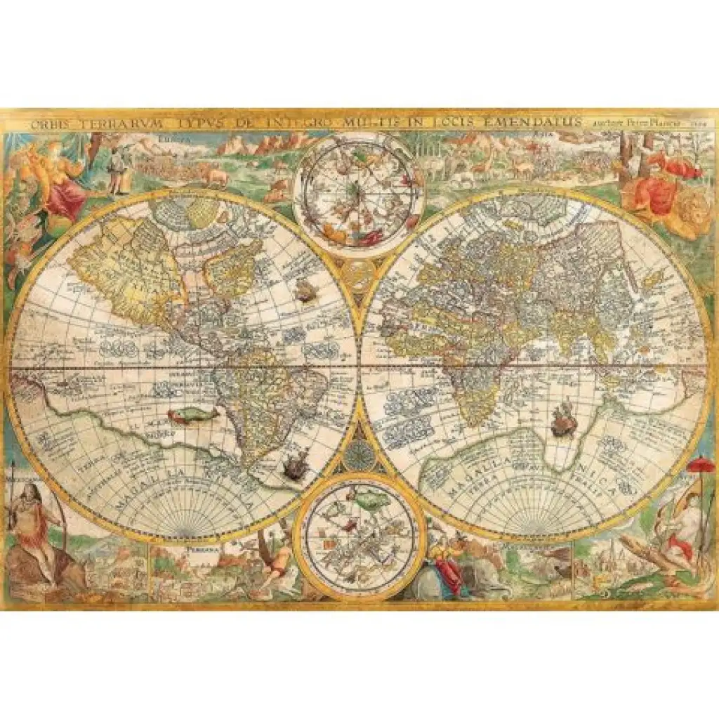 Clementoni: Antik térkép 2000db-os puzzle - High Quality Collection kép 2