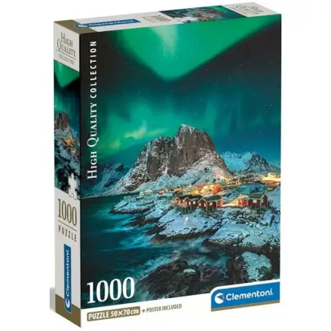 Lofoten szigetek HQC 1000db-os puzzle poszterrel - Clementoni kép 1