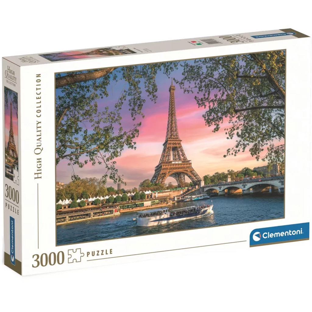 HQC Eiffel-torony, Párizs 3000db-os puzzle - Clementoni kép 1