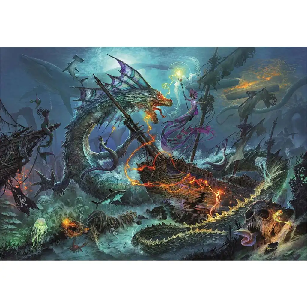 Clementoni: Víz alatti csata 3000db-os puzzle - High Quality Collection kép 2