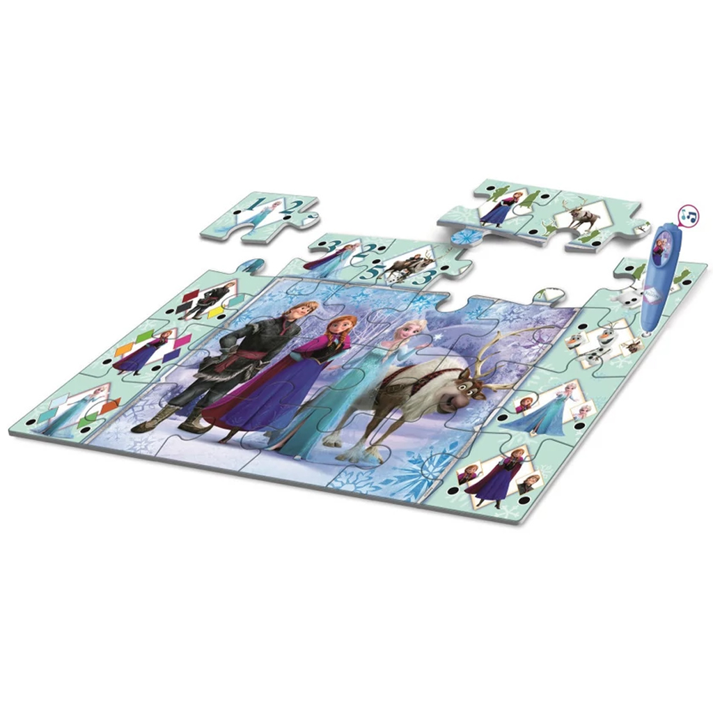 Jégvarázs interaktív 24db-os padló puzzle - Clementoni kép 2