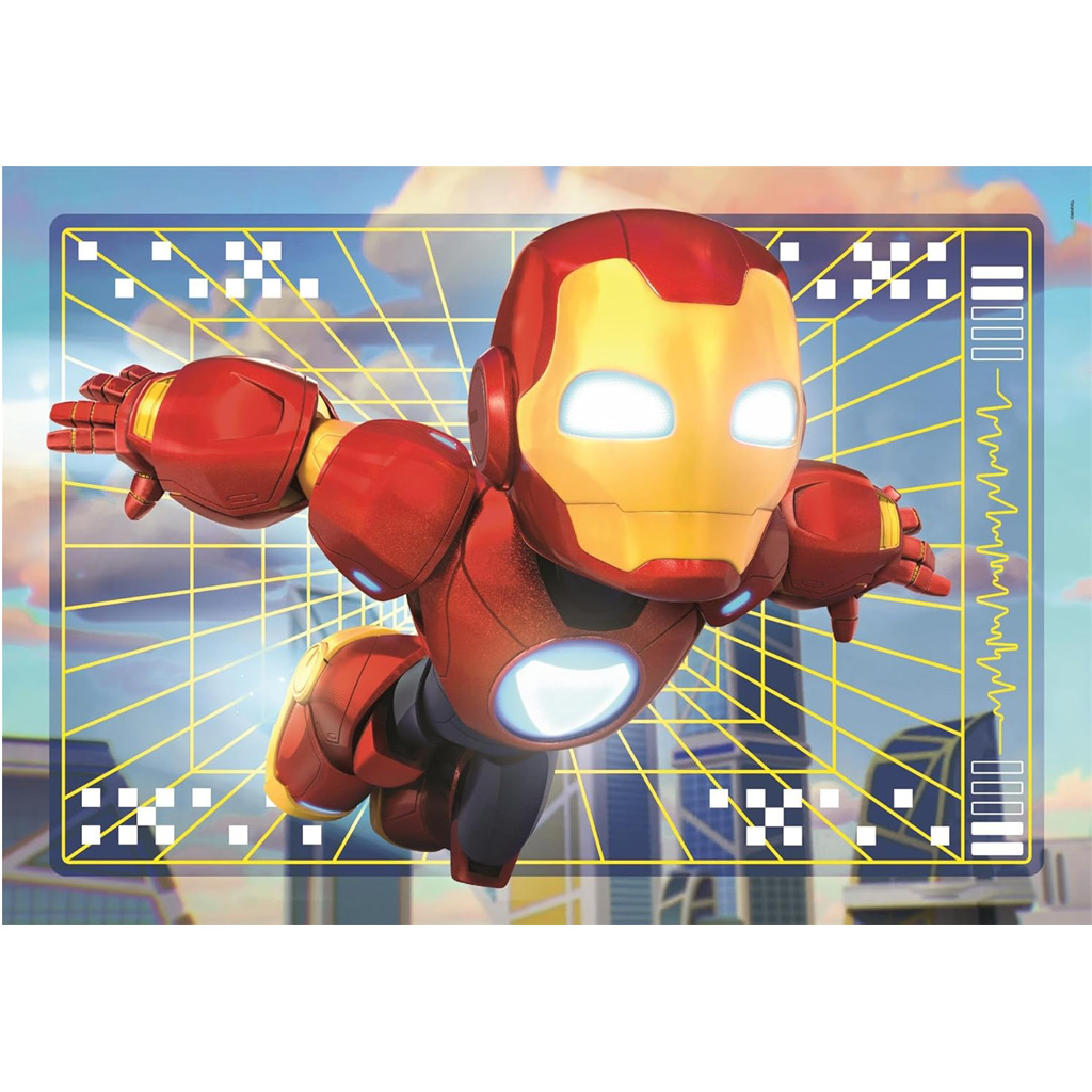 Vasember csodálatos barátai 2x20db-os Supercolor puzzle - Clementoni kép 2