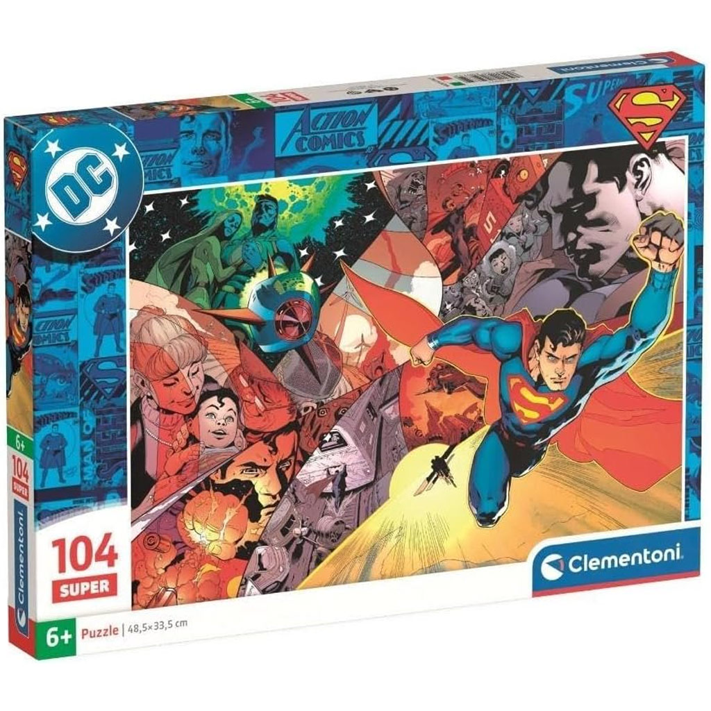 DC Comics Superman hősi pillanatok 104db-os puzzle - Clementoni kép 1