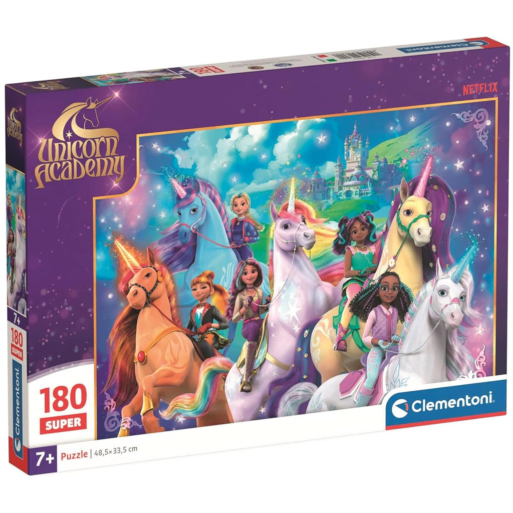 Unikornis Akadémia csoportkép 180db-os puzzle - Clementoni kép 1