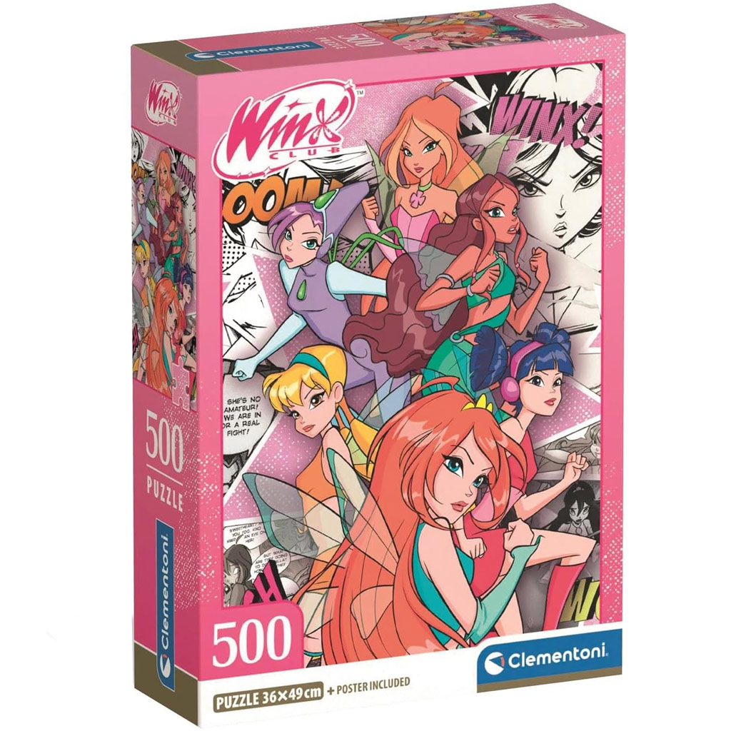 Winx club tündérei 500db-os puzzle - Clementoni kép 1