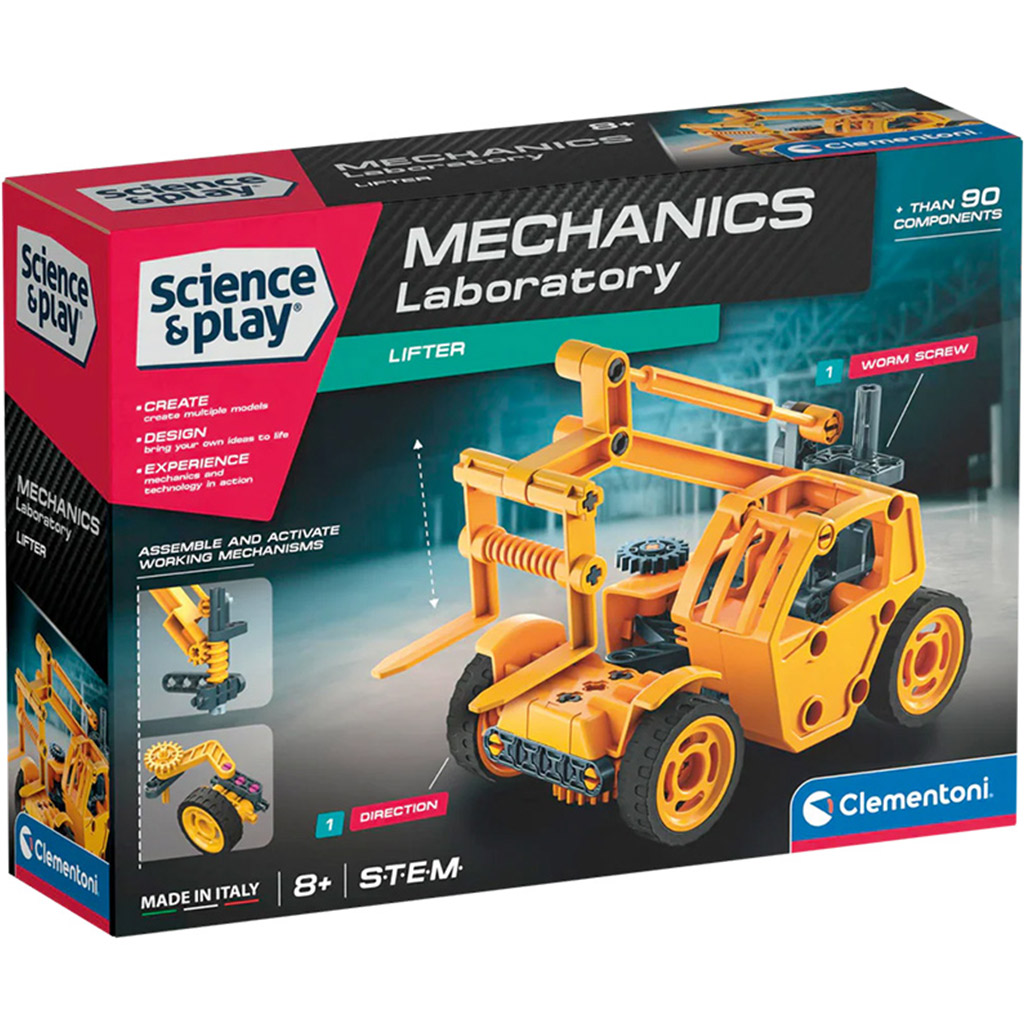 Science & Play: Emelőgép építőkészlet - Clementoni kép 1