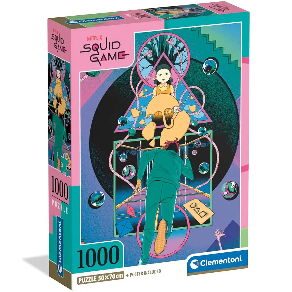 Squid Game 2: Nyerd meg az életed 1000db-os puzzle - Clementoni kép 1
