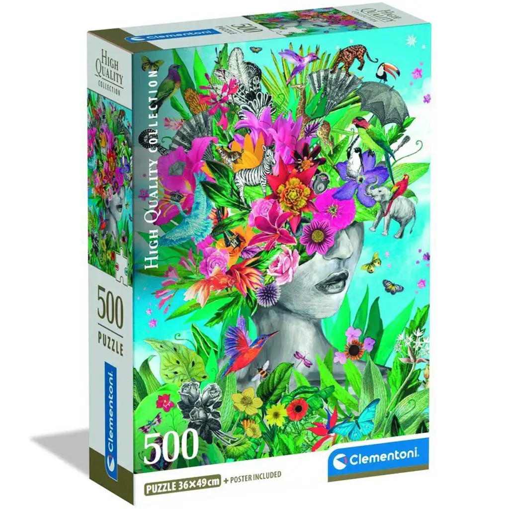 Head in the Jungle HQC 500 darabos puzzle - Clementoni kép 1