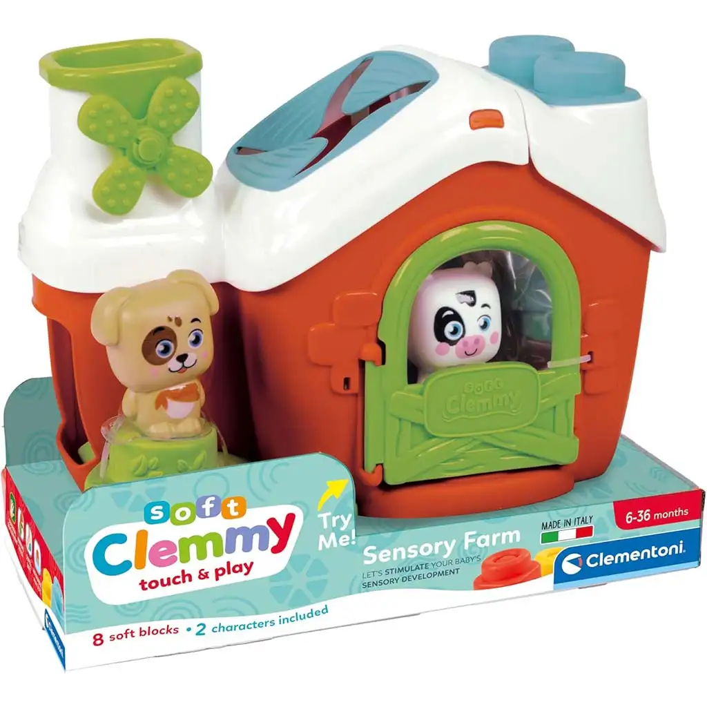 Clemmy: Szenzoros puha farm szett - Clementoni kép 1