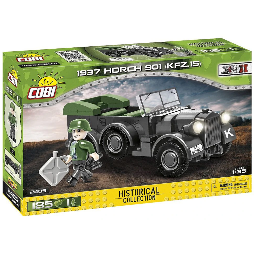 COBI: 1937 Horch 901 kfz.15 katonai jármű építőjáték (2405) kép 1