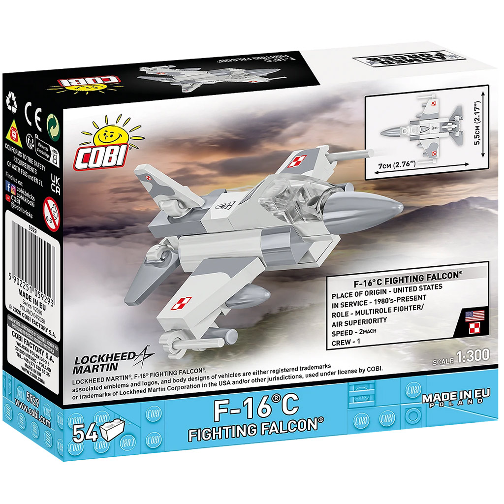 COBI: Armed Forces F-16C Fighting Falcon építőjáték (5929) kép 4
