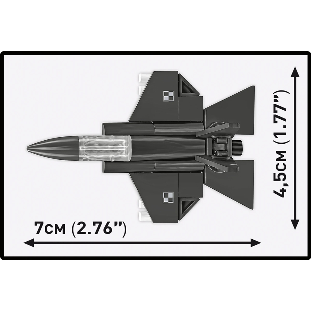 COBI: Armed Forces F-35A Lightning II "Husarz" építőjáték (5926) kép 3