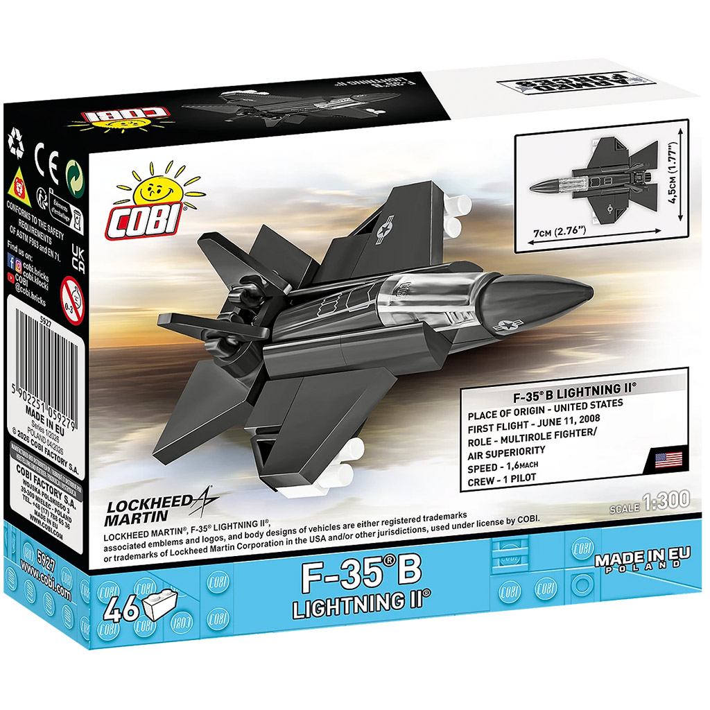 COBI: Armed Forces F-35B Lightning II építőjáték (5927) kép 4