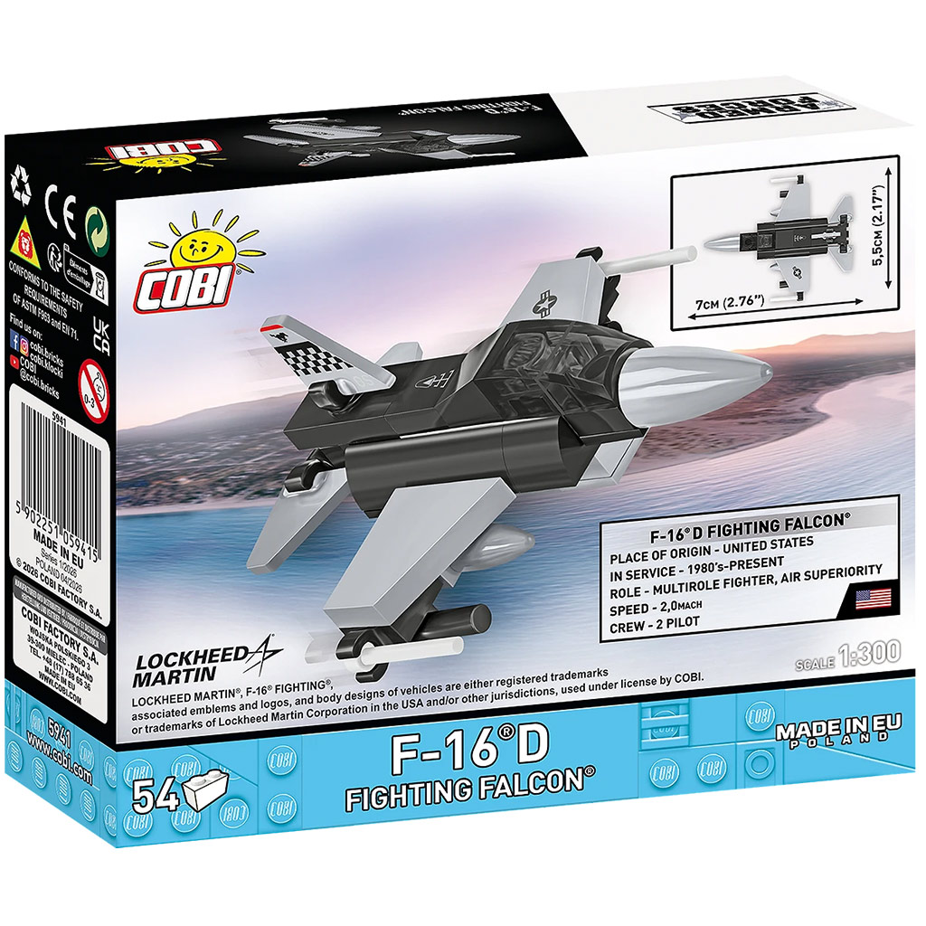 COBI: Armed Forces F-16D Fighting Falcon építőjáték (5941) kép 5