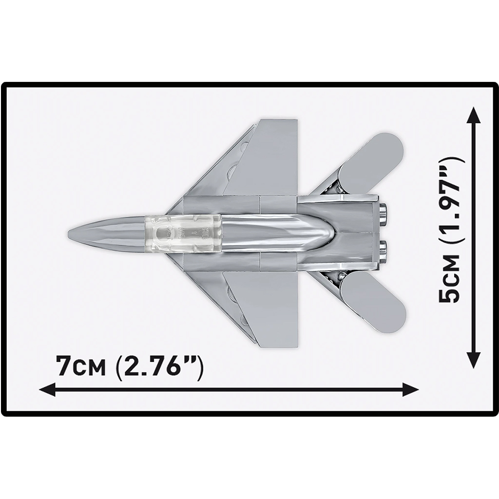 COBI: Armed Forces MiG-29 NATO "Fulcrum" építőjáték (5928) kép 3