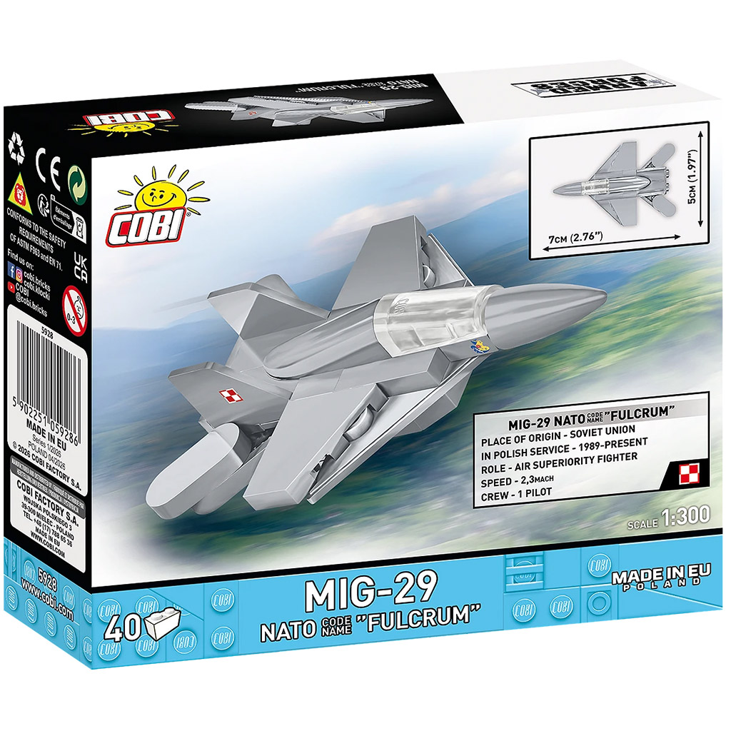 COBI: Armed Forces MiG-29 NATO "Fulcrum" építőjáték (5928) kép 4