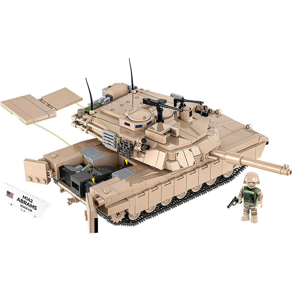 COBI: Armed Forces M1A2 Abrams építőjáték (2632) kép 3