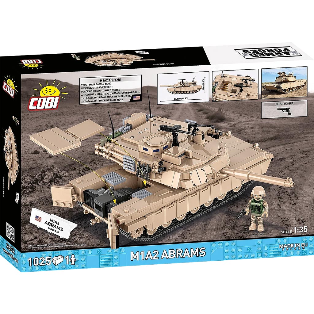 COBI: Armed Forces M1A2 Abrams építőjáték (2632) kép 6