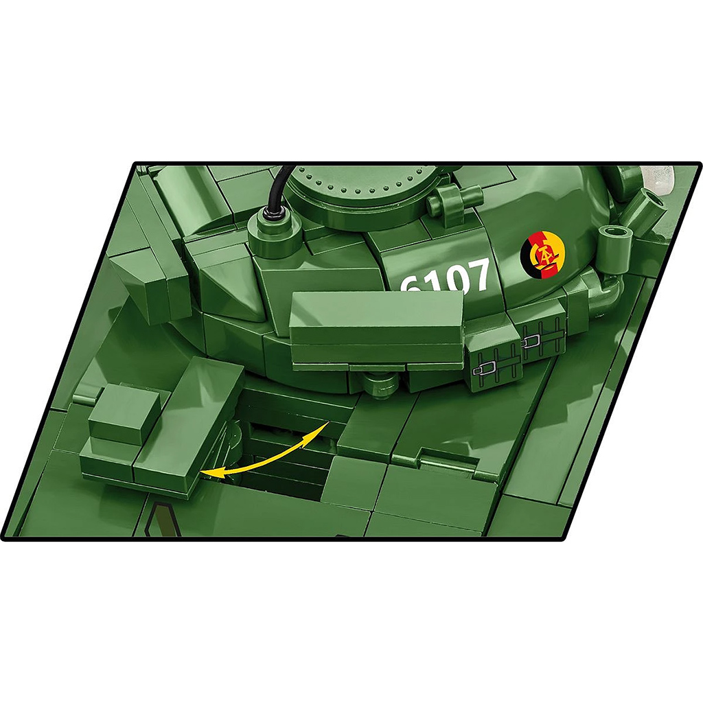 COBI: Armed Forces T-72 (East Germany/Soviet) harckocsi építőjáték (2625) kép 4