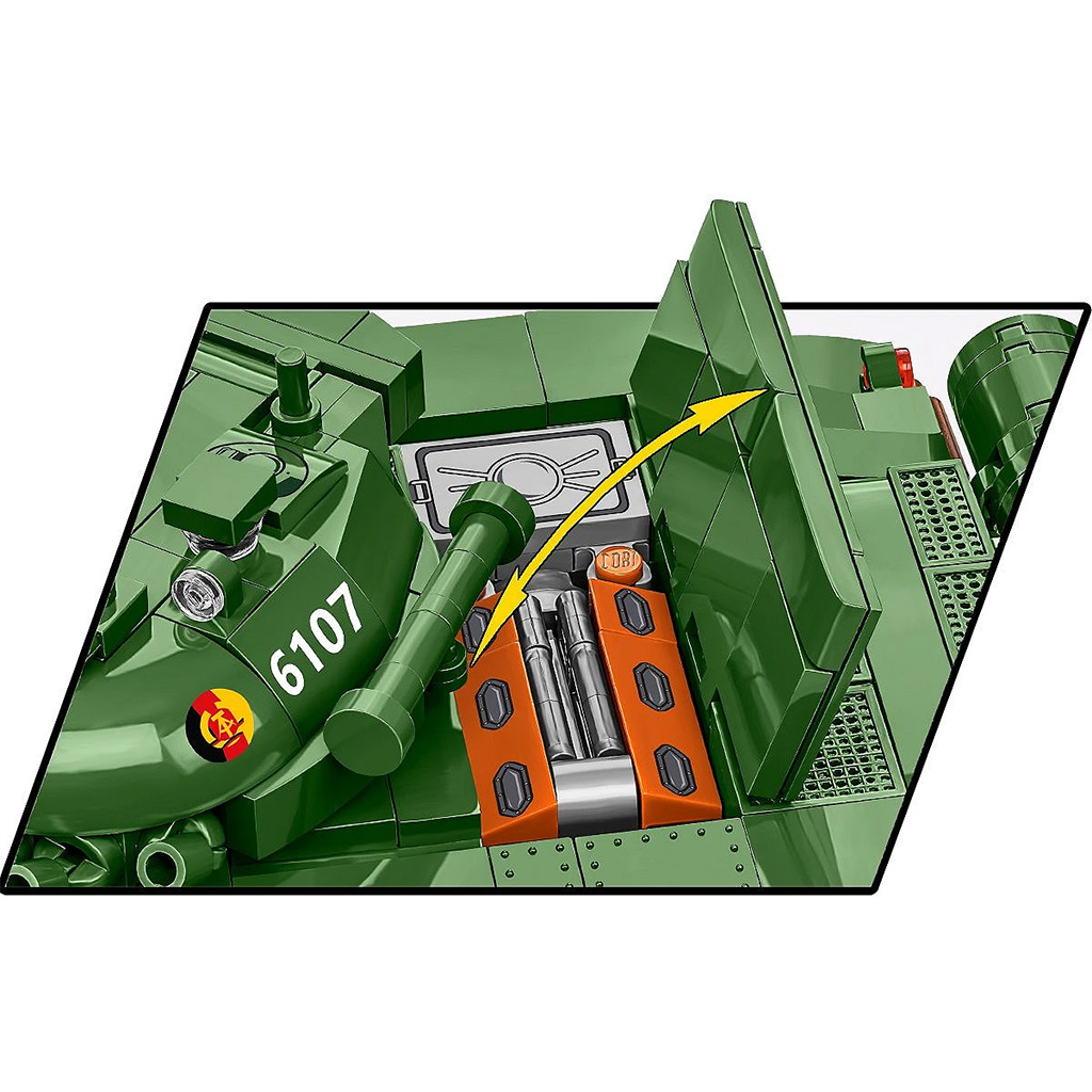 COBI: Armed Forces T-72 (East Germany/Soviet) harckocsi építőjáték (2625) kép 5