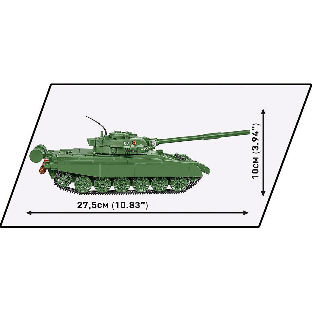 COBI: Armed Forces T-72 (East Germany/Soviet) harckocsi építőjáték (2625) kép 8