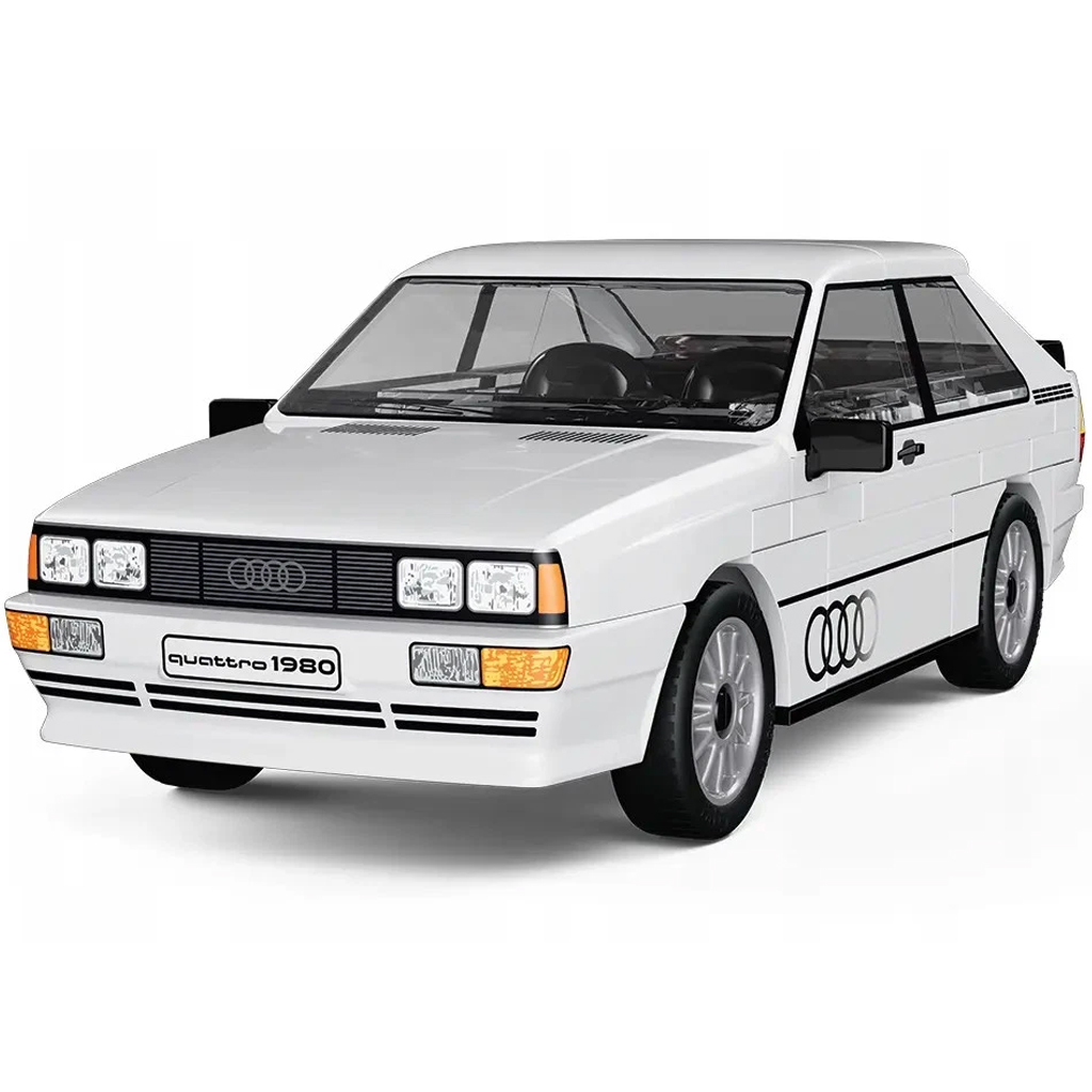 COBI: Audi Quattro 1980 fehér autó építőjáték (24665) kép 3