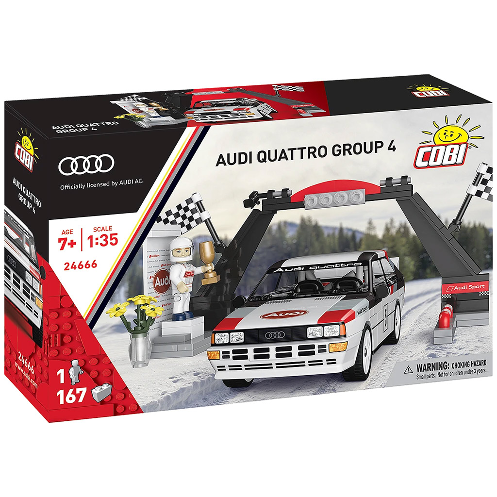 COBI: Audi Quattro Group 4 autó építőjáték (24666) kép 1