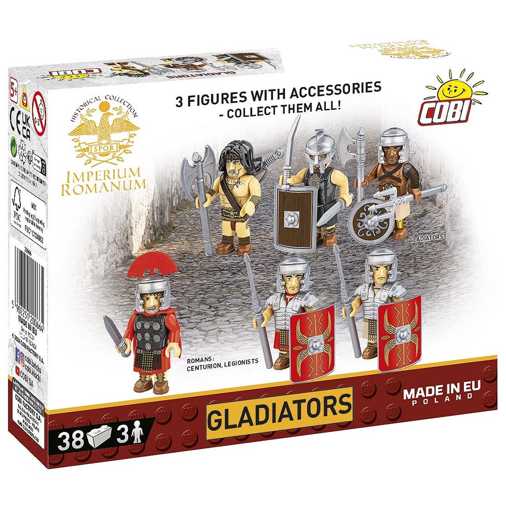 COBI: Imperium Romanum - Gladiátorok figura szett (20066) kép 3