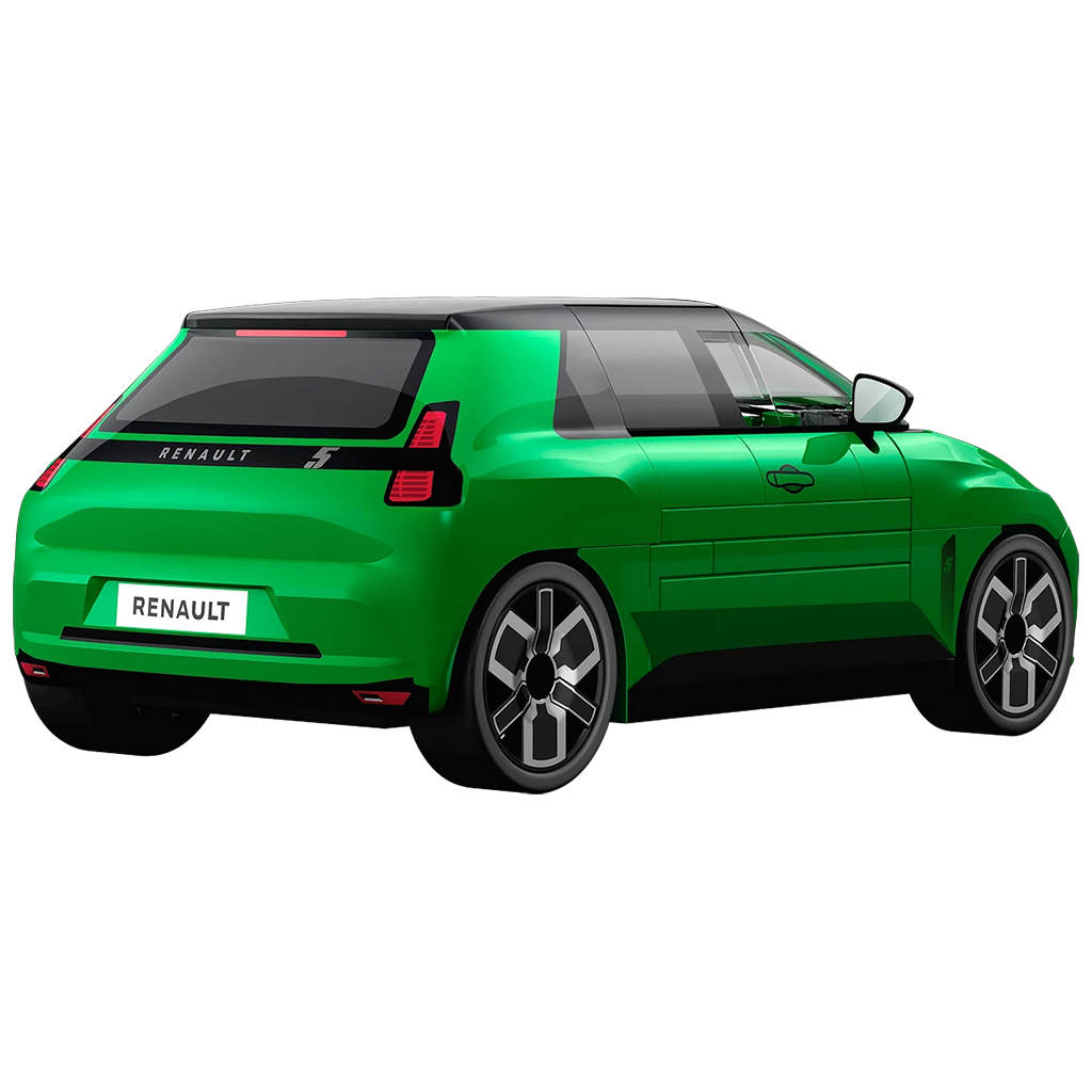 COBI: Renault 5 E-Tech zöld autó építőjáték (24674) kép 3
