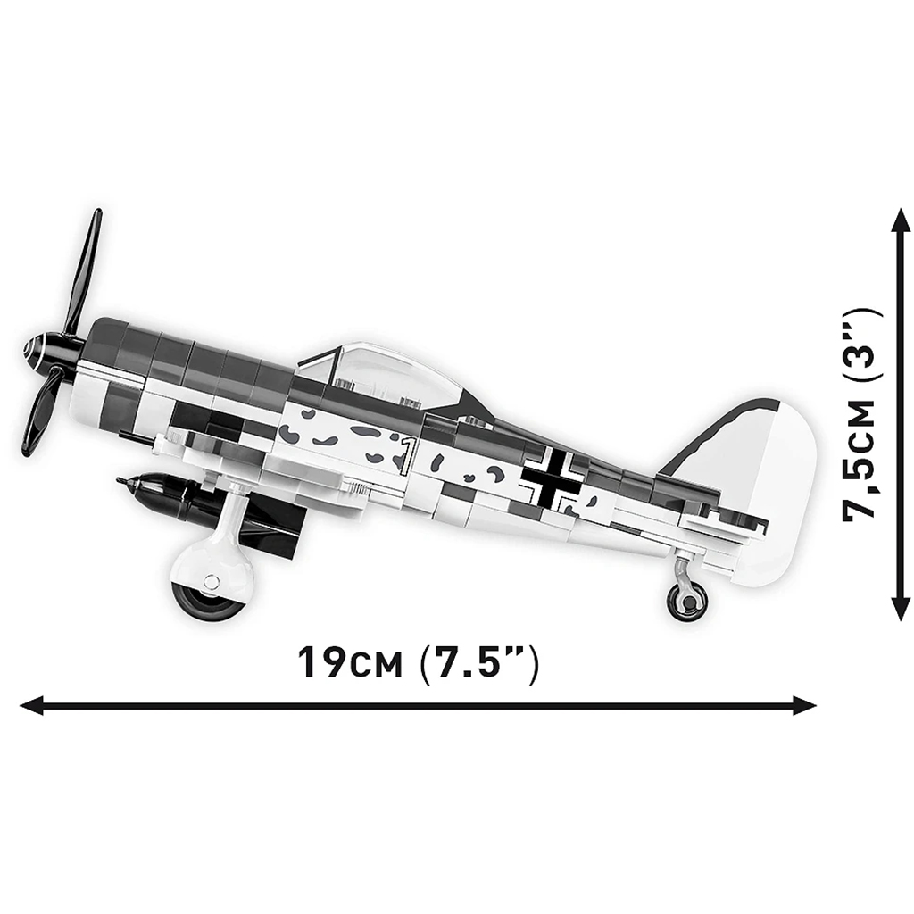 COBI: WW II Focke-Wulf FW 190 F-8 építőjáték (5871) kép 4