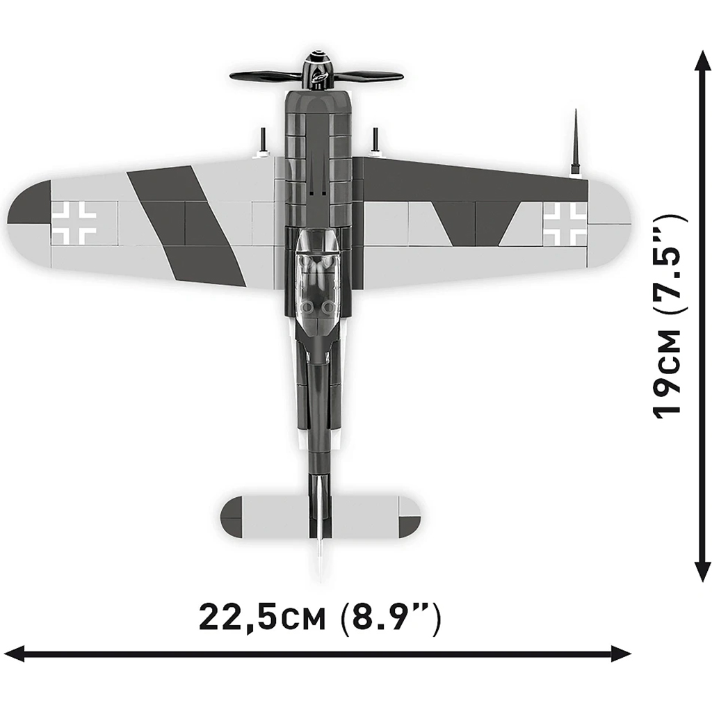 COBI: WW II Focke-Wulf FW 190 F-8 építőjáték (5871) kép 5