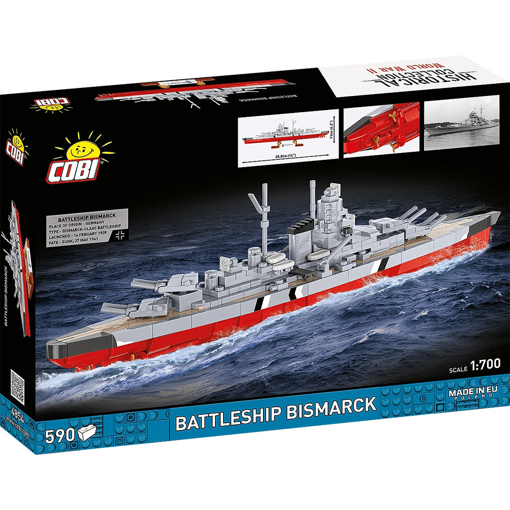 COBI: WW II Battleship Bismarck építőjáték (4854) kép 5