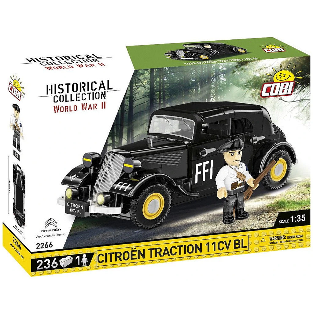 COBI: Citroën Traction 11CV BL autó építőjáték (2266) kép 1