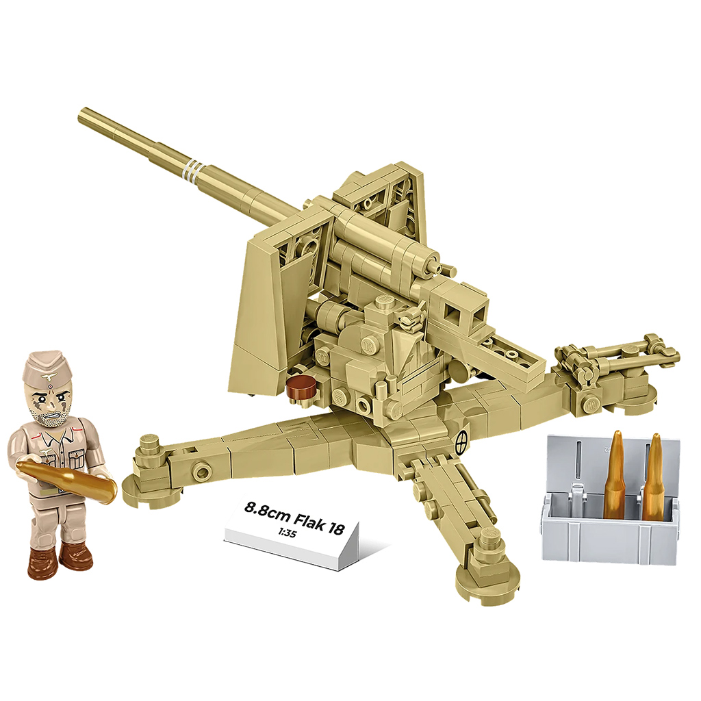 COBI: WW II 8.8cm Flak 18 építőjáték (3141) kép 3