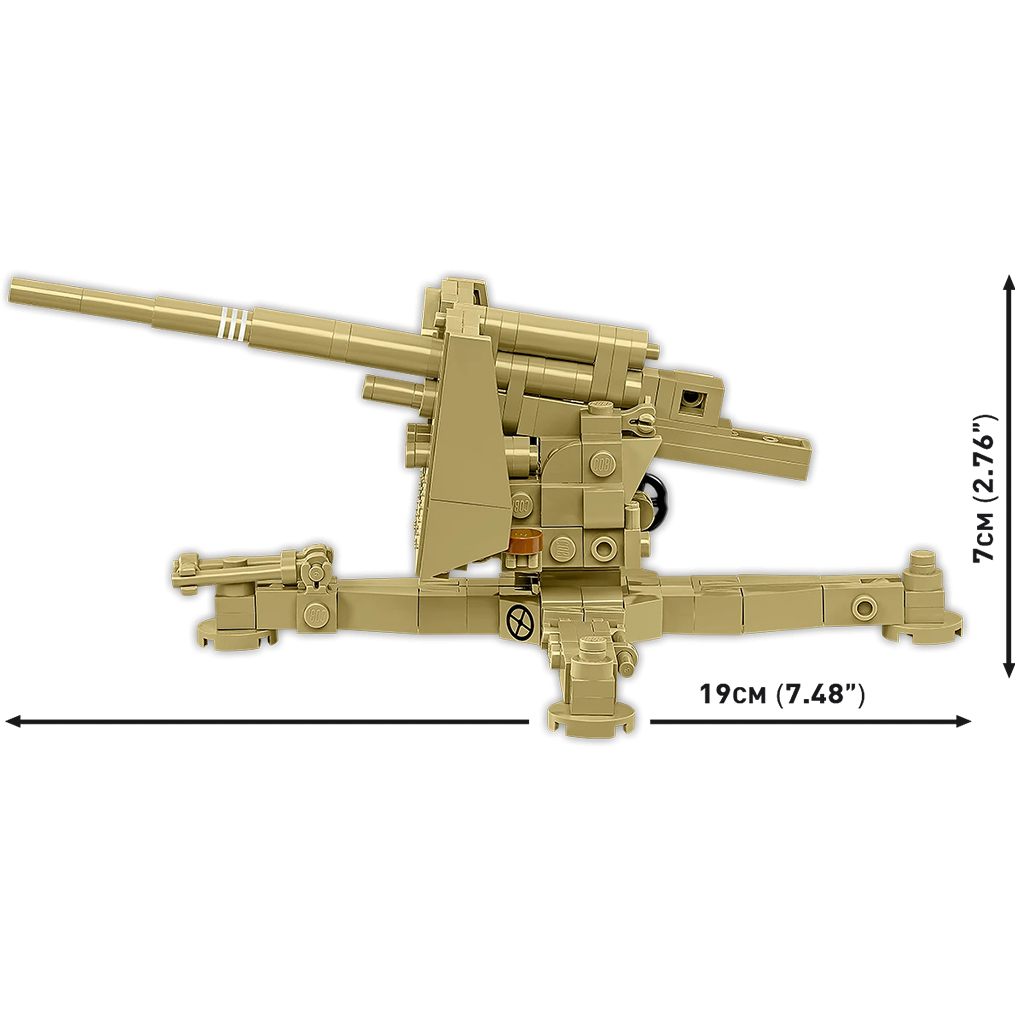 COBI: WW II 8.8cm Flak 18 építőjáték (3141) kép 4