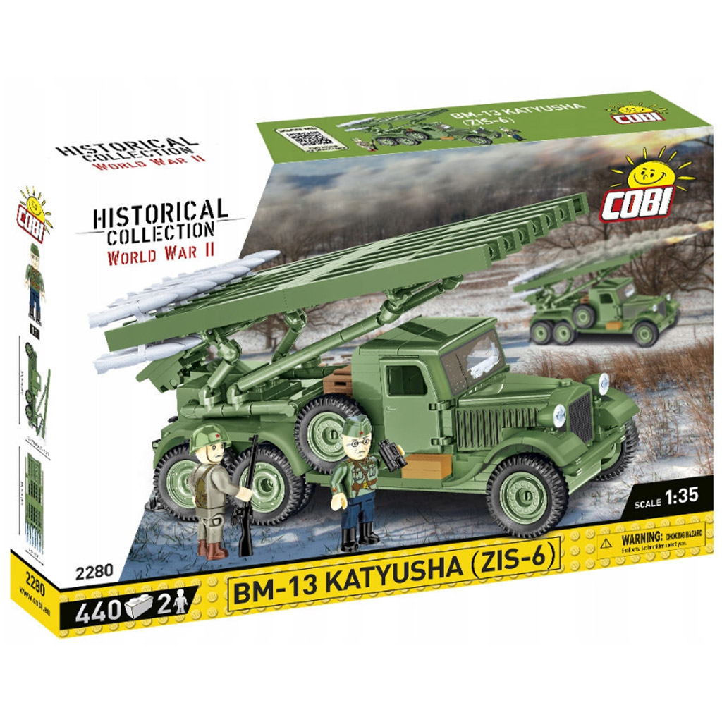 COBI: BM-13 Katyusha (ZIS-6) jármű építőjáték (2280) kép 1