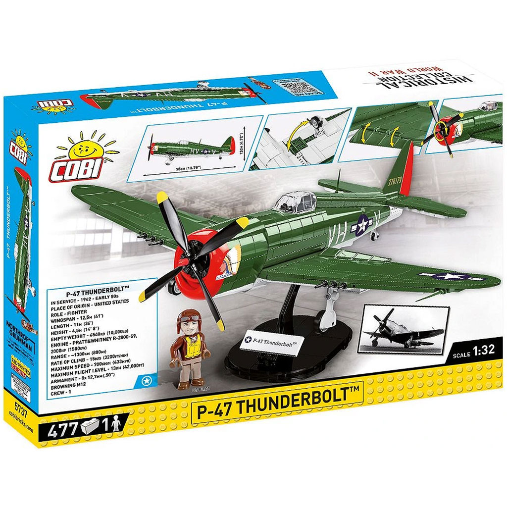 COBI: WW II P-47 Thunderbolt építőjáték (5737) kép 6