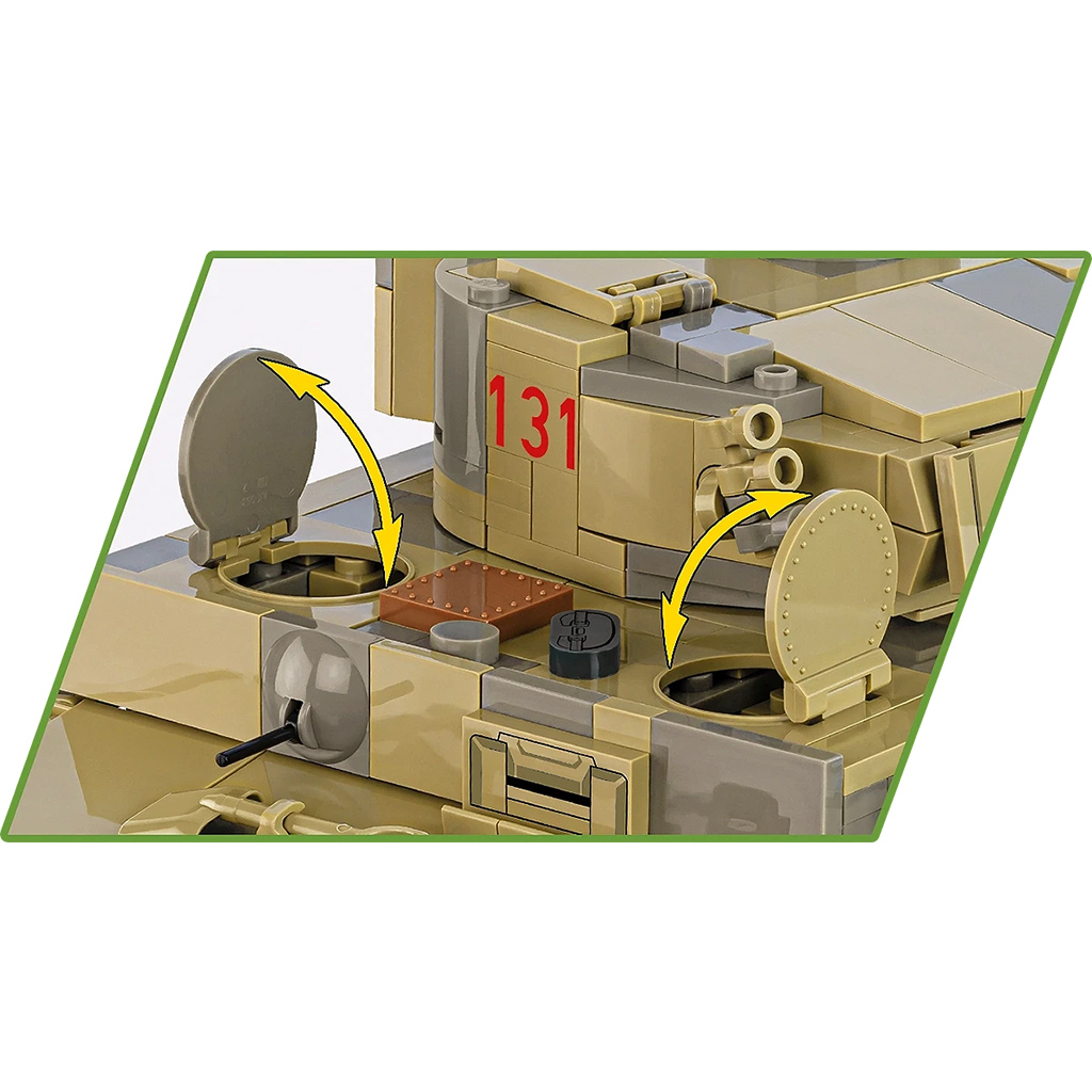 COBI: Panzer VI Tiger no131 építőjáték (2588) kép 4