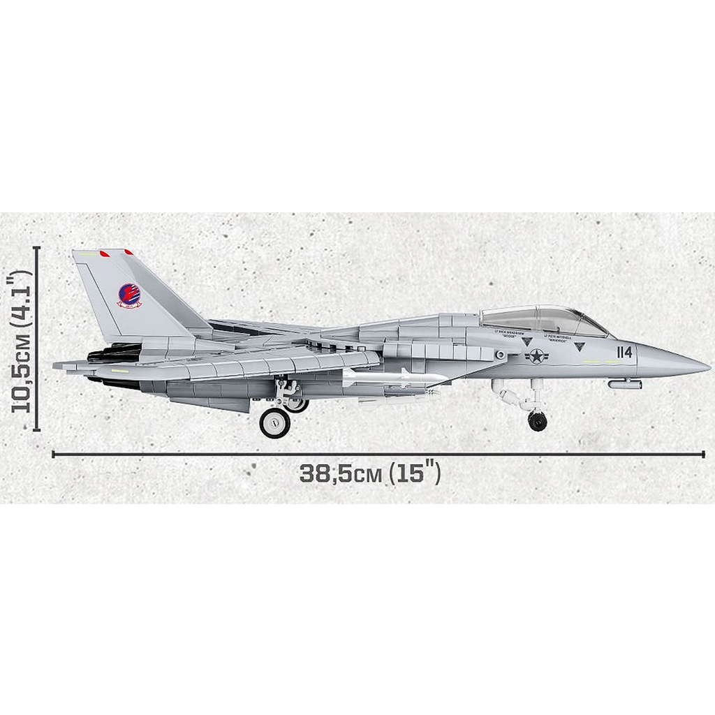 COBI: Top Gun F-14A Tomcat™ építőjáték (5811A) kép 6