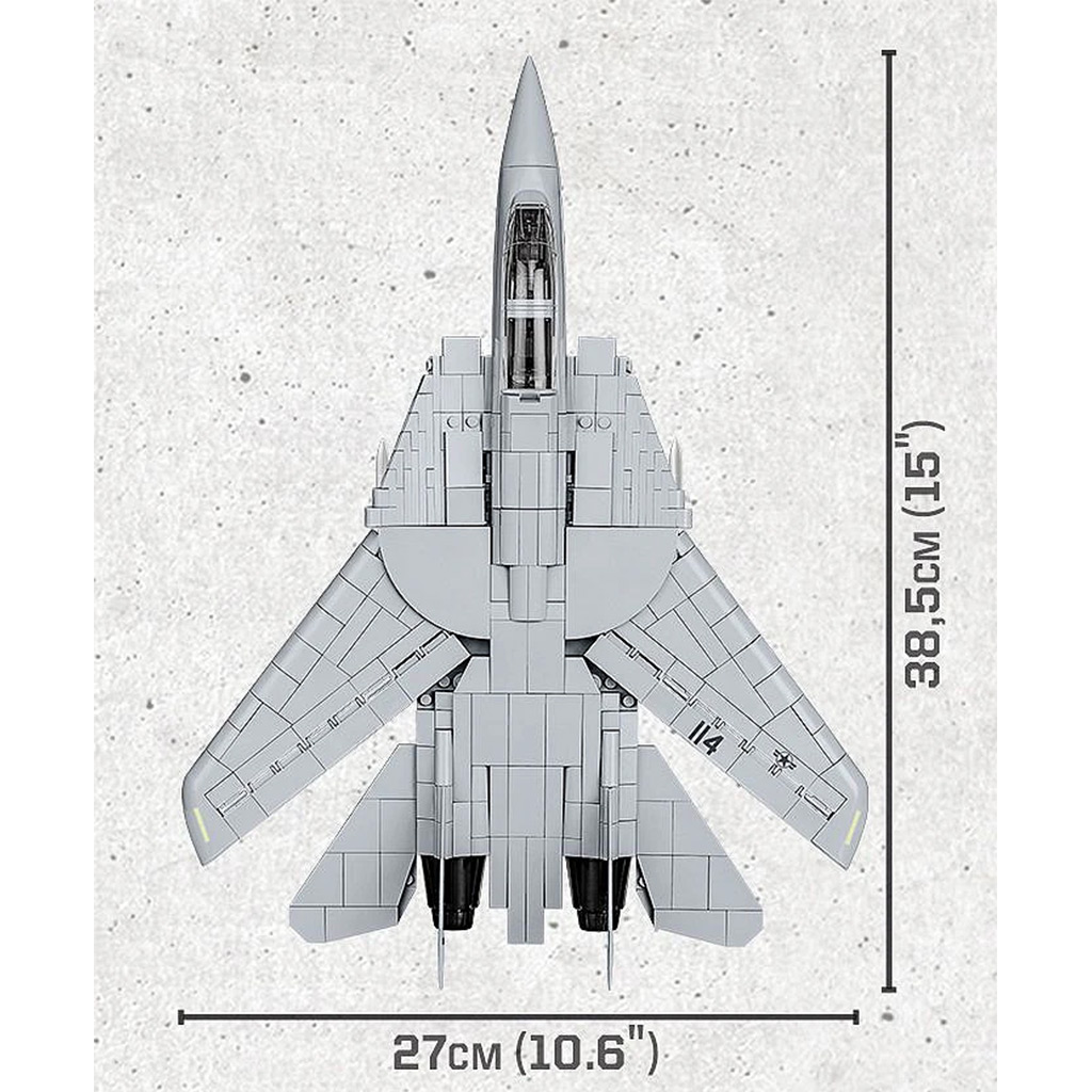 COBI: Top Gun F-14A Tomcat™ építőjáték (5811A) kép 7