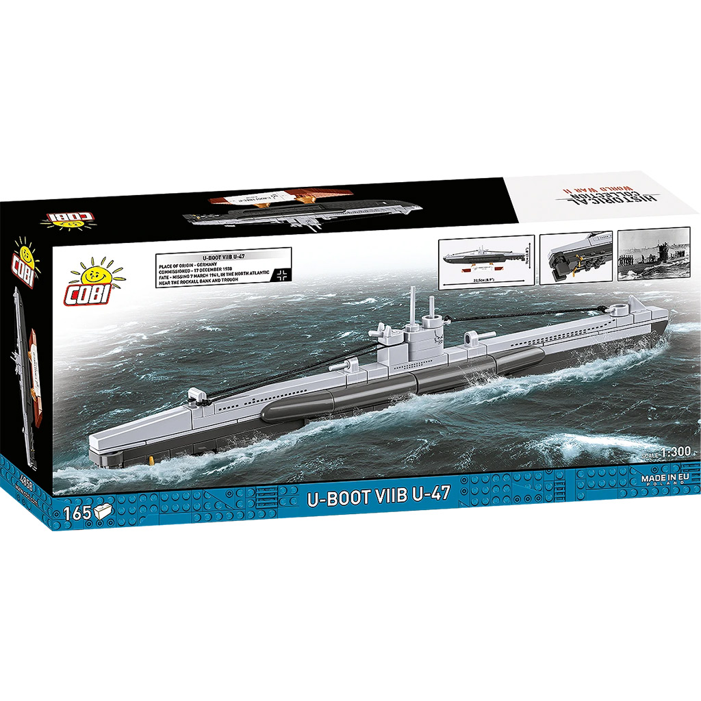 COBI: WW II U-Boot VIIB U-47 építőjáték (4858) kép 5