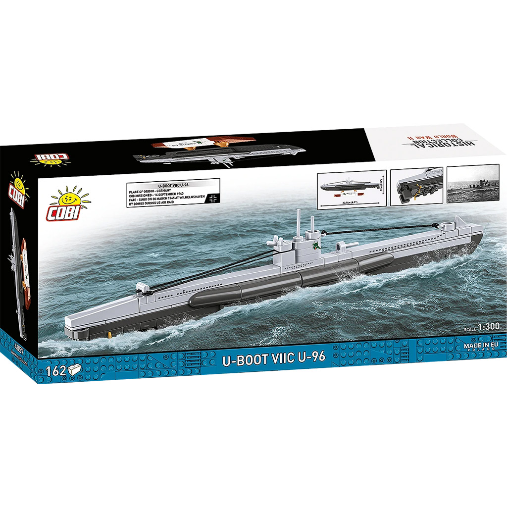 COBI: WW II U-Boot VIIC U-96 építőjáték (4857) kép 6