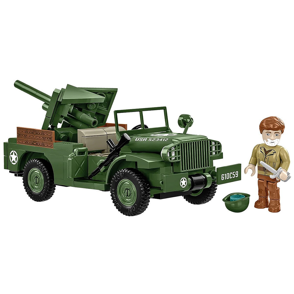 COBI: WW II 37mm GMC M6 Fargo építőjáték (3116) kép 3