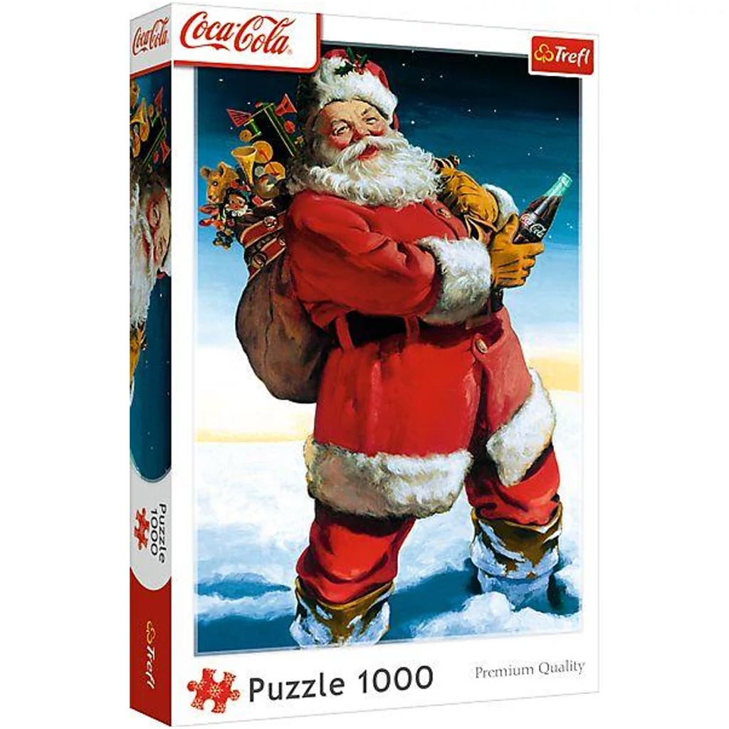 Coca-Cola - Mikulás ajándékokkal 1000db-os puzzle - Trefl kép 1