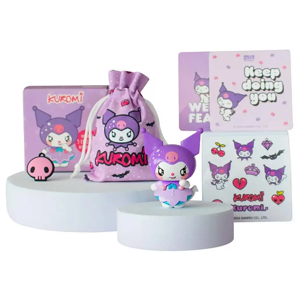 Hello Kitty: Kuromi Figura Dobozban kiegészítőkkel 6cm kép 1