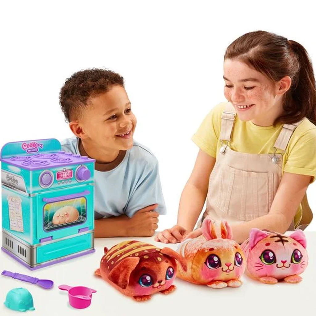 COOKEEZ Makery: Türkiz sütő játékszett meglepetés plüss állattal kép 2