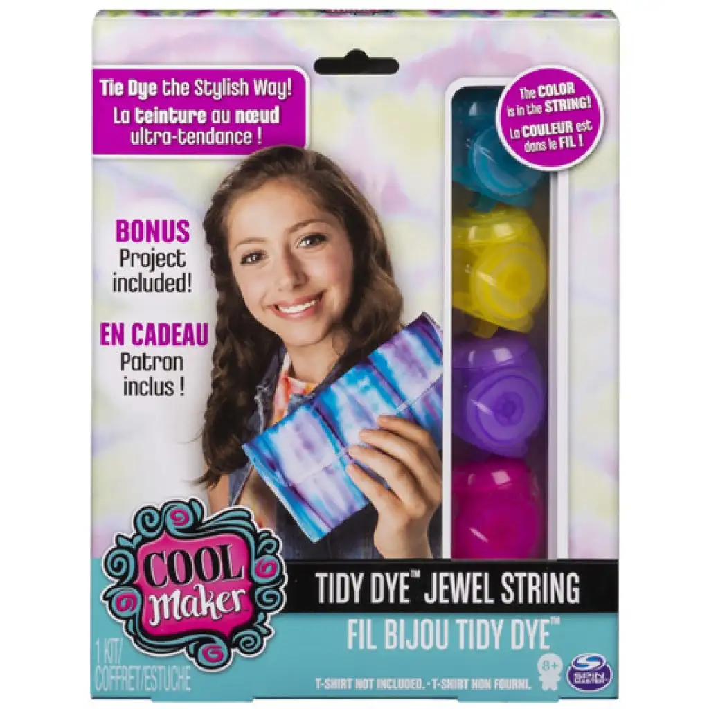 Cool Maker: Tidy Dye színes fonal készlet - Spin Master kép 1