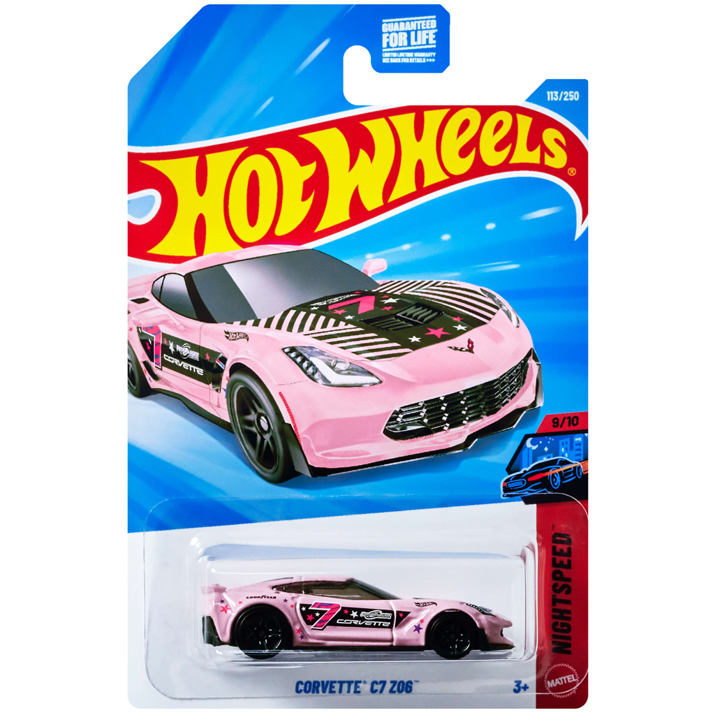 Hot Wheels: Corvette C7 Z06 kisautó 1/64 - Mattel kép 1